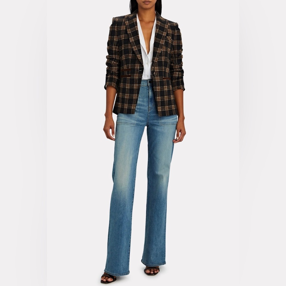 Veronica Beard Crosbie Wide Leg Jeans 24